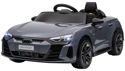 Image de Voiture électrique pour enfants avec télécommande | Couleur : Gris | Dimensions : 58 x 103 x 41 cm
