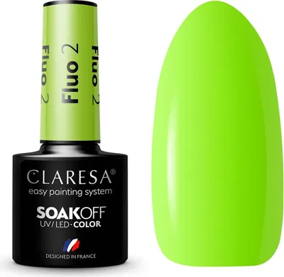 Produktbild von CLARESA Hybrid-Gellack FLUO 2 -5g
