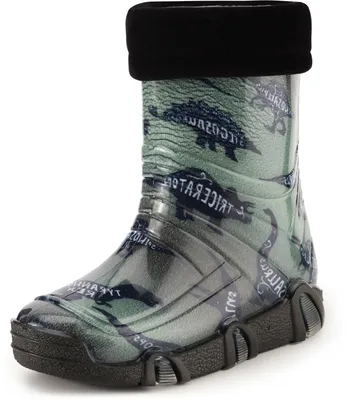 Image de Ladeheid Enfants Filles Garçons Bottes en Caoutchouc Doublées Swk2021 (Modèle-50, 21/22)