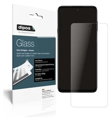 Produktbild von 2x Schutzfolie für Motorola Edge 20 Fusion matt - Anti-Shock 9H Folie dipos Glass Kunststoffglas