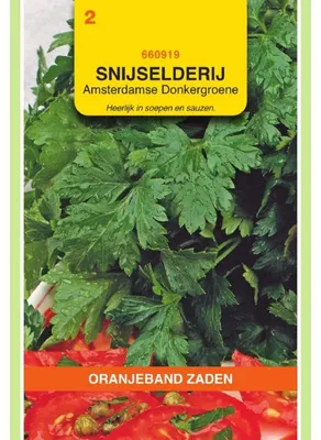 Imagen del producto de Oranjeband: Apio de raíz 'Amsterdamer', de color verde oscuro - 1 paquete de semillas