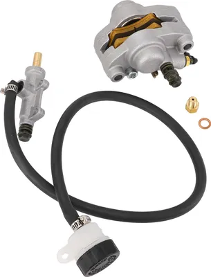 Zdjęcie produktu dla 4 sztuki tylnego zacisku hamulcowego i pompy hamulcowej 1910270 z klockami hamulcowymi jako zamiennik do Polaris Magnum 325 500 Scrambler 400