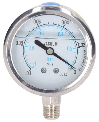 Productafbeelding van Vacuümdrukmeter Waterdrukmeter - Dubbele Schaal Oliemanometer