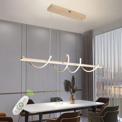 LED-Hängelampe, dimmbar, 100,5 cm, Twist-Design, 3000 K-6500 K