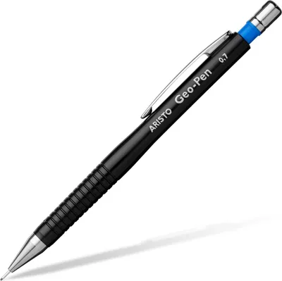 Image de Aristo Stylo à mines fines Geo-Pen noir 0,7 mm avec guide de mine à ressort