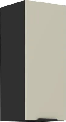 Image de Meuble de cuisine supérieur AGAFIJA - largeur 30 cm, cachemire / noir