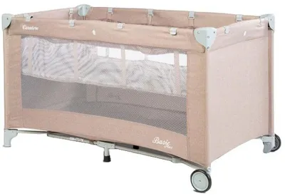 Image de Parc pliable à 2 niveaux Caretero - Basic Plus, Beige