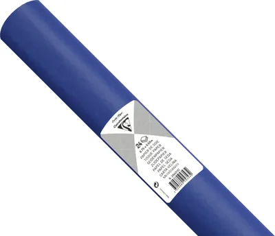 Produktbild von Clairefontaine 5x Seidenpapier Rolle 24 Bogen 18g/m2 50x75cm Tiefblau 394013C