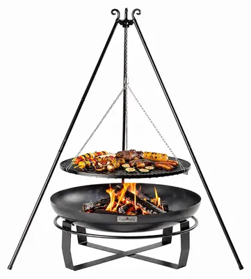 Productafbeelding van CookKing Schwenkgrill Set Viking 2, inclusief vuurschaal, driepoot en grillrooster