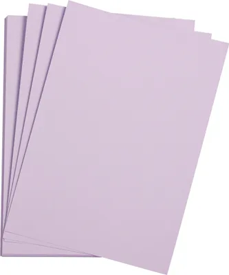 Produktbild von Clairefontaine Zeichenpapier 50x65 cm 160g, Pack. 24 Bogen - Blasslila 93759C
