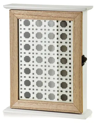 Produktbild von Schlüsselkasten MDF/Holz Stacy STACY 19,5 x 6,5 x 25 cm Weiß 1 Stück