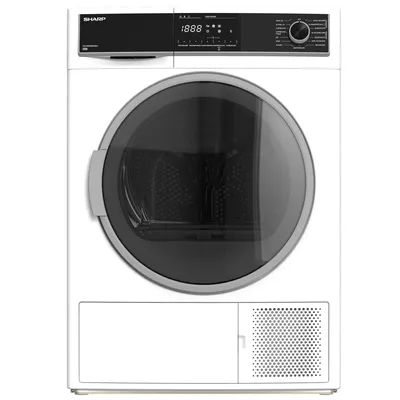 Produktbild von Sharp KD-HHH8S8GW3-DE Wärmepumpentrockner 8kg Knitterschutzfunktion DirectTouch