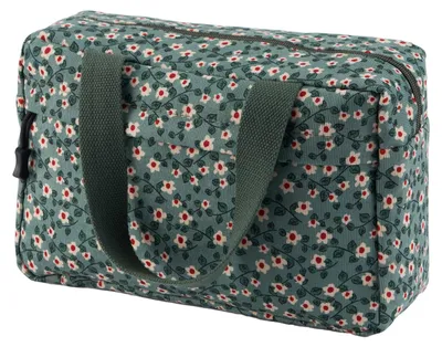 Image de Grande trousse de maquillage en velours côtelé pour femmes, trousse de toilette, trousse de maquillage, trousse de voyage en velours côtelé, trousse de voyage pour femmes et filles