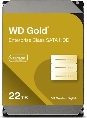Produktbild von WD Gold       8.9cm (3.5") 22TB SATA3 7200  512MB WD221KRYZ intern