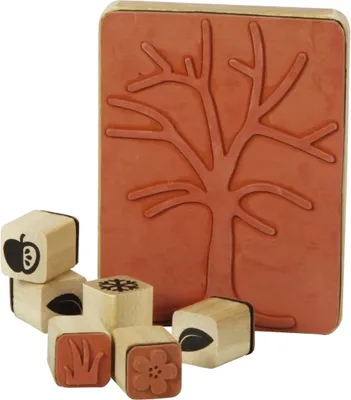 Produktbild von Stempelset Jahreszeitenbaum 7tlg.