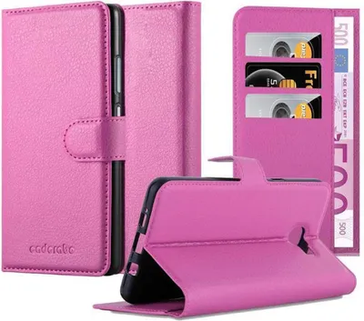 Produktbild von Cadorabo Hülle für Samsung Galaxy A9 2016 Schutz Hülle in Pink Handyhülle Etui Case Cover Magnetverschluss