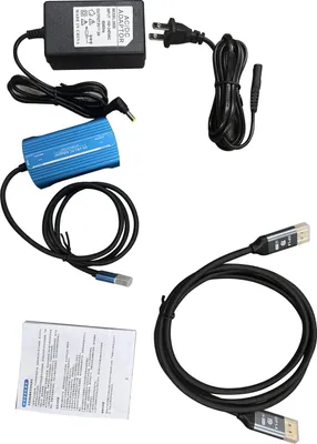 Produktbild von PC-Adapter passend für PSVR2 mit DisplayPort-Kabel und Netzteil Aluminium-Gehäuse