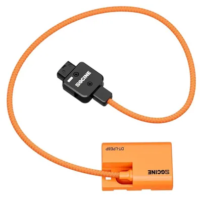 Produktbild von D-Tap-zu-LPE6-Dummy-Akku-Kabel, passend für Canon R5 II, R6, R5 C, 5D Mark II–IV, 7D, 80D, 90D, XC10/15