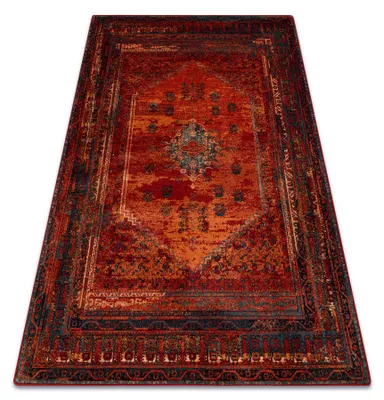 Image de Tapis en laine OMEGA MISTIK rose rouge 100x150 cm