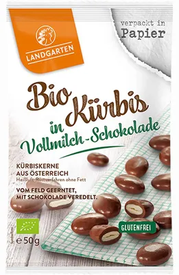 Immagine prodotto di Zucca in cioccolato al latte 50g