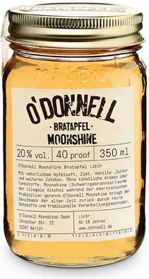 Produktbild von O'Donnell - MOONSHINE Bratapfel 350ml 20%vol.