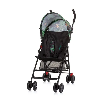 Zdjęcie produktu dla Skadany wzek dziecicy Chipolino Amaya - wzek podrny Jungle Green Black