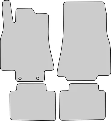 Produktbild von Luxus Fußmatten für Mercedes B-Klasse W245 Bj. 2005-2011