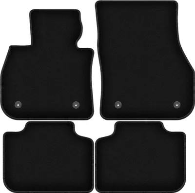Image de Tapis de sol velours sur-mesure pour Mini Countryman III (2023-, croisement) noir, jeu 4 pièces, fixations