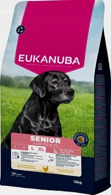 Produktbild von EUKANUBA SENIOR Trockenfutter für Hunde, Huhn, 15 kg