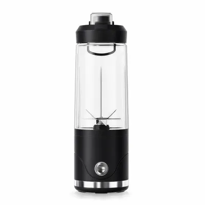 Produktbild von Tragbarer Mixer 650 ml, 75 W Mini Smoothie Maker mit 6 Edelstahlklingen, USB-C Akku 2×2000 mAh, 16.000 U/min, für Shakes und Säfte