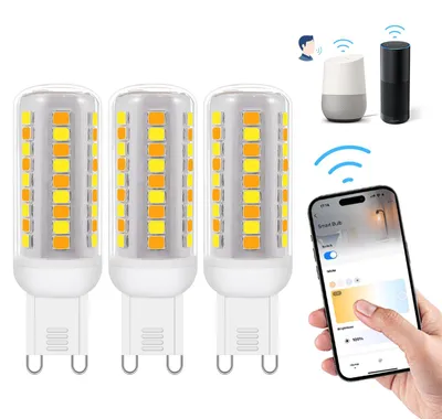 Smart G9 LED-Lampe, dimmbar, 2700K-6500K, 3er-Pack