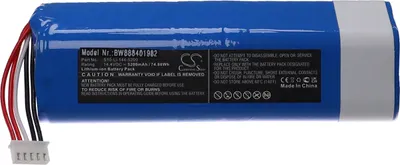 Produktbild von vhbw Akku kompatibel mit Ecovacs Deebot T8 Pure, X1 Omni, X1 Turbo Saugroboter türkis (5200 mAh, 14,4 V, Li-Ion)