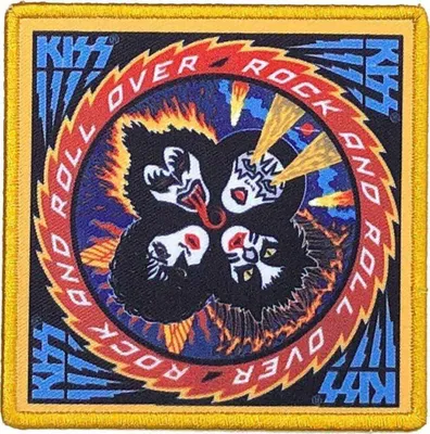 Produktbild von Kiss Rock & Roll Over Aufnäher 86 x 86 mm