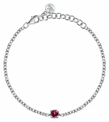 Produktbild von Silberarmband mit rotem Zirkonia Tesori SAIW237