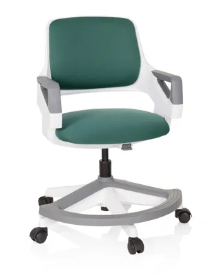 Produktbild von hjh OFFICE Kinderdrehstuhl KID FLEX Schreibtischstuhl für Kinder höhenverstellbar mit Armlehnen Stoff