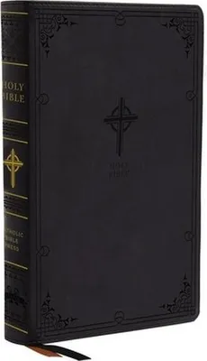 Zdjęcie produktu dla Nabre, New American Bible, Revised Edition, Catholic Bible, Large Print Edition, Leathersoft, Black, Thumb Indexed, Comfort Print