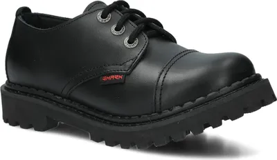 Produktbild von NAGABA Stiefel Damen Herren Springerstiefel 3-Loch - Leder - Schwarz - 38