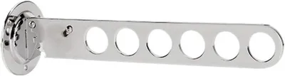 Imagen del producto de Perchero de ropa metálico, plegable; secador de pared; ganchos para ropa; perchero plegable; soporte de pared, plegable
