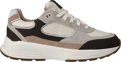 Produktbild von Xsensible Manhattan Herrenschnürer, Sneaker, Leder, Carbon Combi, Bequemschuh - Herrenschuhe Sneaker / Schnürschuh, Beige, leder (stretchleder)&nbsp