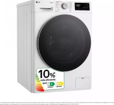 Produktbild von Intelligente Waschmaschine-Trockner LG F4DR5509A1W 1400 rpm 9 kg 6 Kg