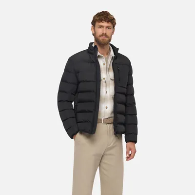 Produktbild von Geox Schwarze Herren-Schlangenjacke 56