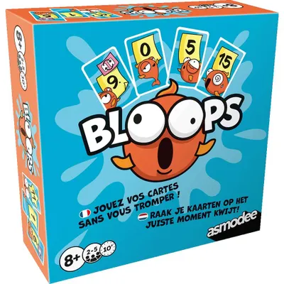 Produktbild von Asmodee Kartenspiel Bloops taktisches Gedächtnisspiel für die Familie