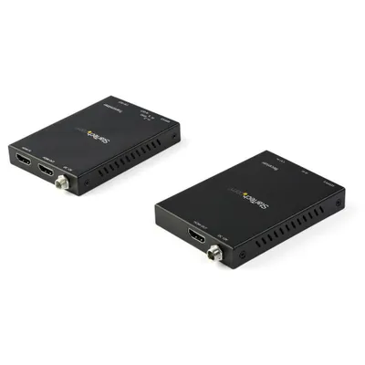 Produktbild von StarTech.com HDMI über CAT6 Extender Set (Sender/Empfänger) - 4K 60Hz, 3840 x 2160 Pixel, AV-Sender & -Empfänger, 50 m, Kabelgebunden, Schwarz, HDCP