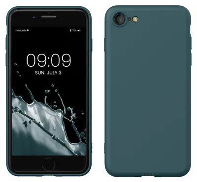 Produktbild von kwmobile Handyhülle für iPhone SE 2022 Hülle / iPhone SE 2020 / iPhone 8 / iPhone 7, für iPhone SE Hülle - Schutzhülle für kabelloses Laden - Case in