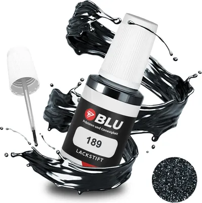 Produktbild von BLU Auto Lackstift Schwarz kompatibel für Mercedes 189 Schmaragdschwarz | Auto Lack Reparatur Ausbesserungslack