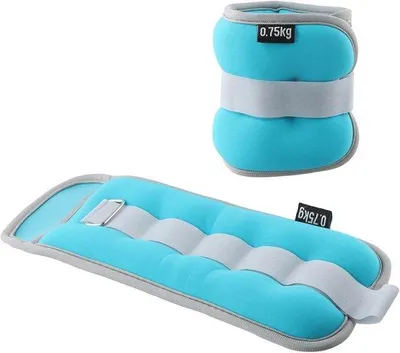 Productafbeelding van Gewichtsmanchetten voor Enkelgewrichten - 0,25/0,5/0,75 kg voor Fitness en Fysiotherapie
