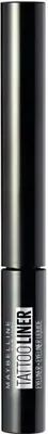 A close-up studio shot of a black eyeliner pen.