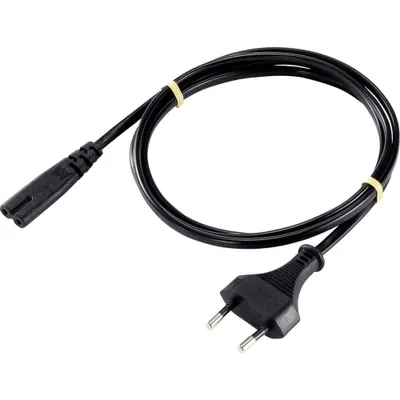 Produktbild von Sygonix SY-5043496 Strom Netzkabel Schwarz 1.80 m