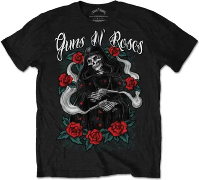 Produktbild von Guns N' Roses Roses Reaper Black L T-Shirt