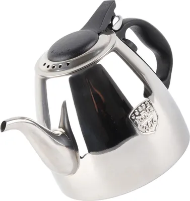 Produktbild von Edelstahl-Teekanne für den Herd, hitzebeständiger Griff, 1,2 l